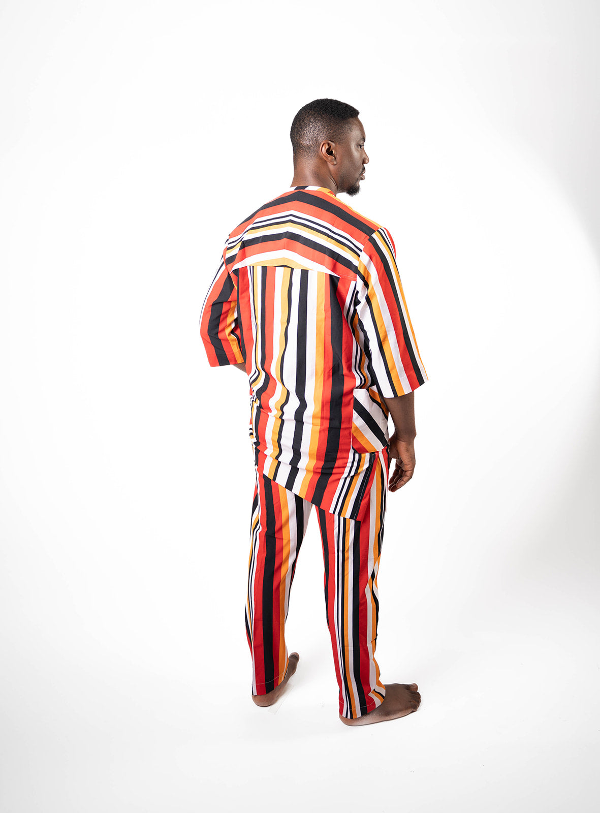 Multi coloured Kaftan with Three Quarter Sleeves